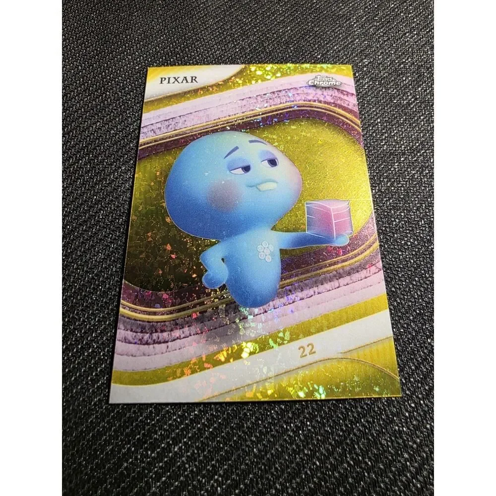 2025 Disney Topps Chrome - Yellow Mini Diamond Refractor 22 #37